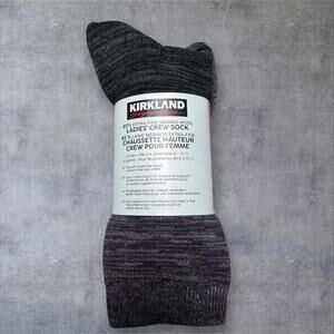 Kirkland Signature Crew Socks 4 Pairs - Merino Wool Blend